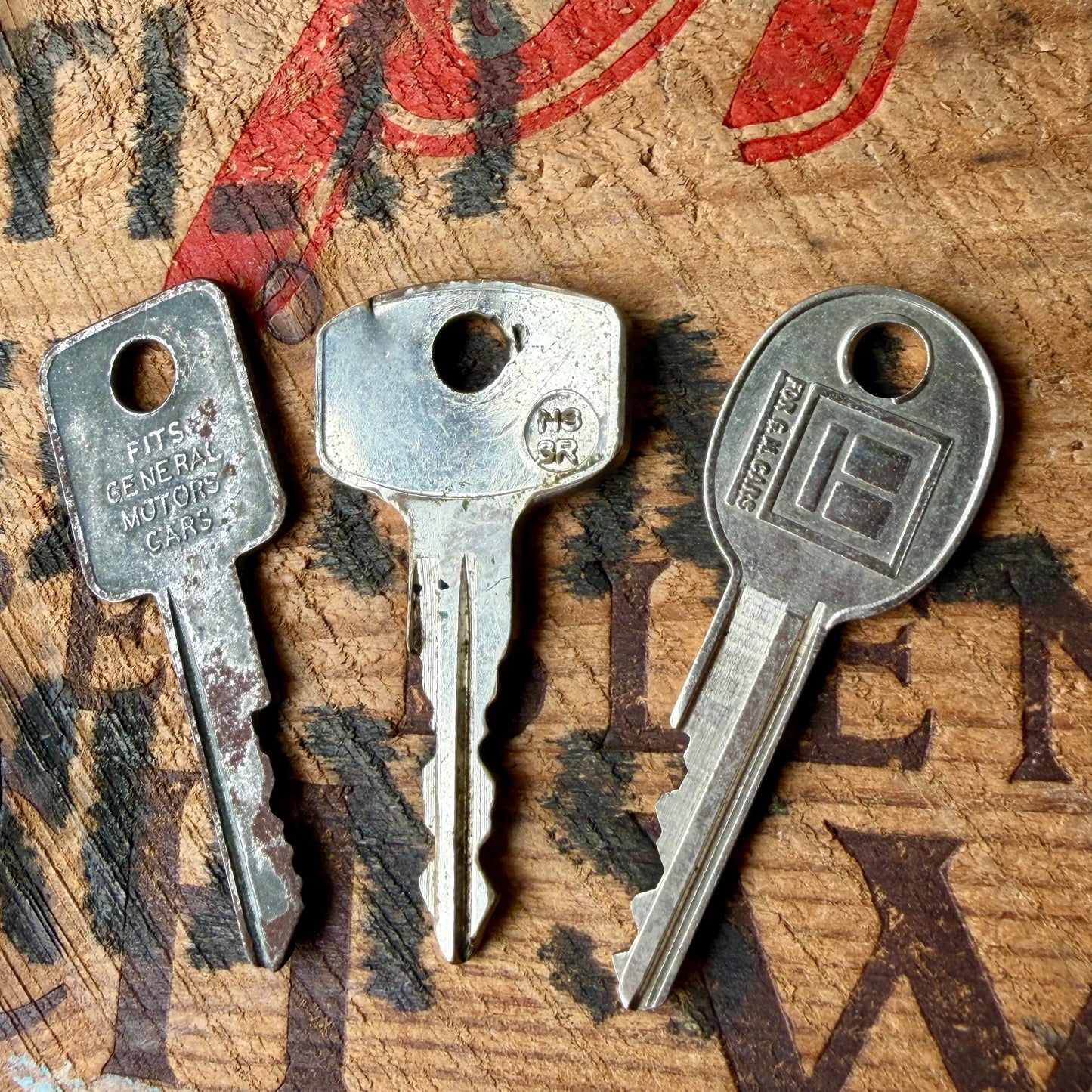 【USA vintage】key set classic cars ②