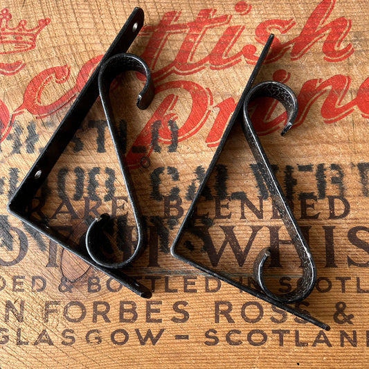 【USA vintage】Iron Bracket Black