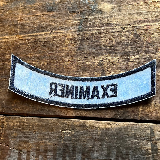 【USA vintage】ワッペン EXAMINER