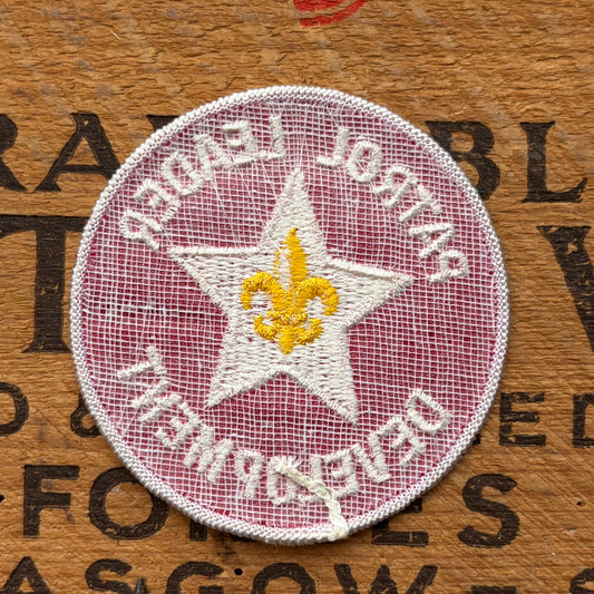 【USA vintage】Boy Scout Patrol Leader Patch