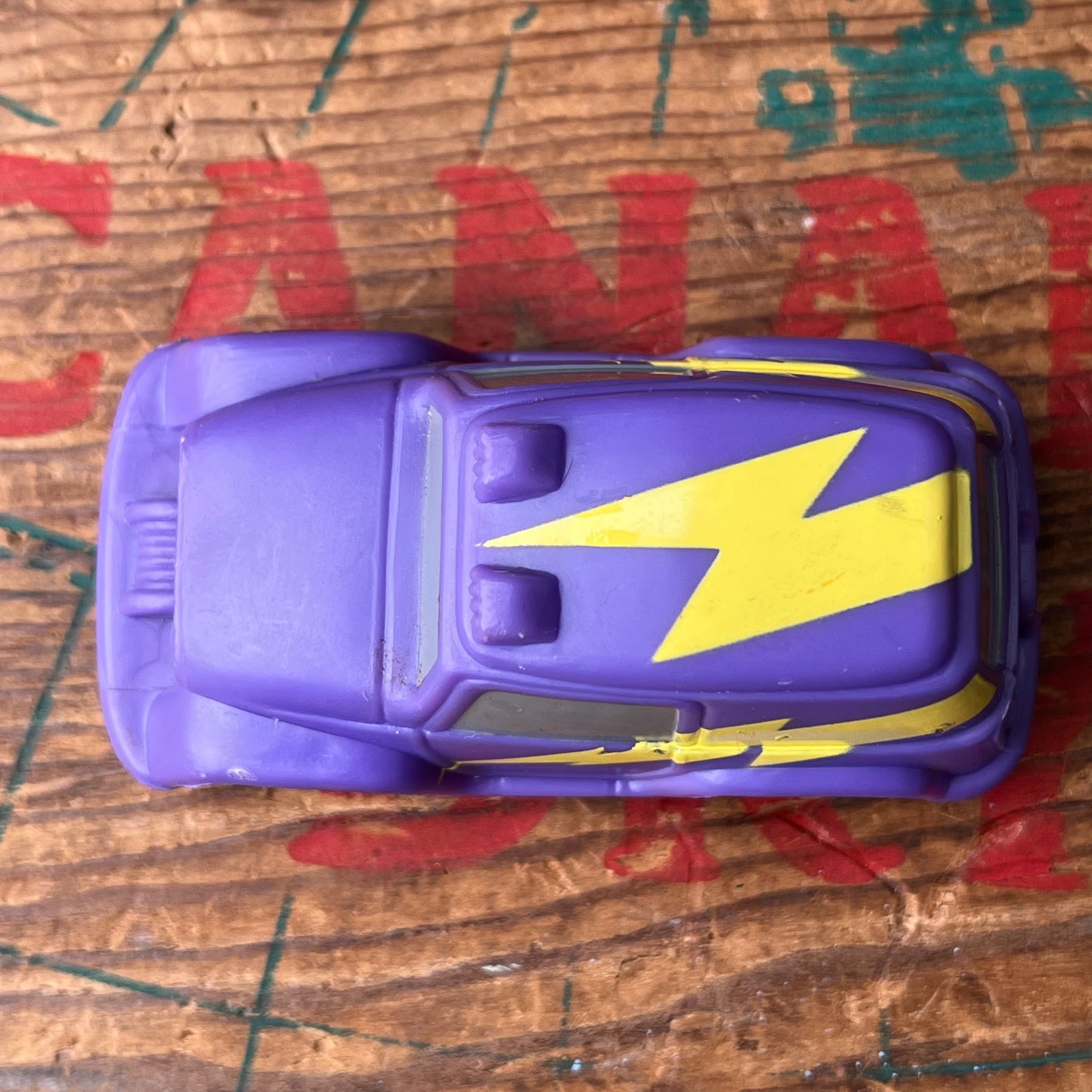 【USA vintage】Carl's Jr. 1994 KEY RACERS Purple Race Car