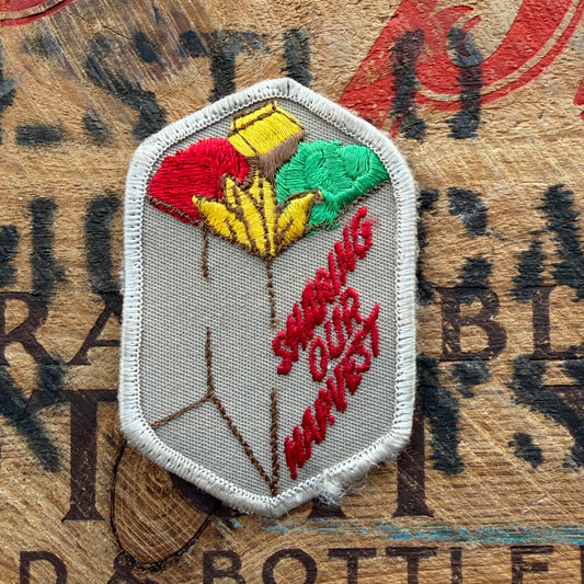 【USA vintage】Girl Scout SHARING OUR HARVEST Patch