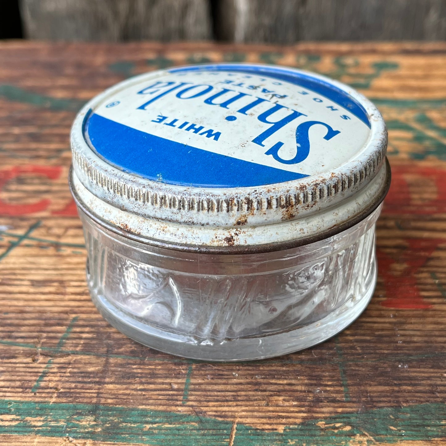 【USA vintage】Shinola shoe cleaner bottle