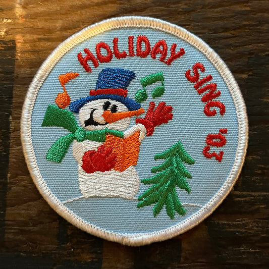 【USA vintage】ワッペン HOLIDAY SING ‘03 クリスマス