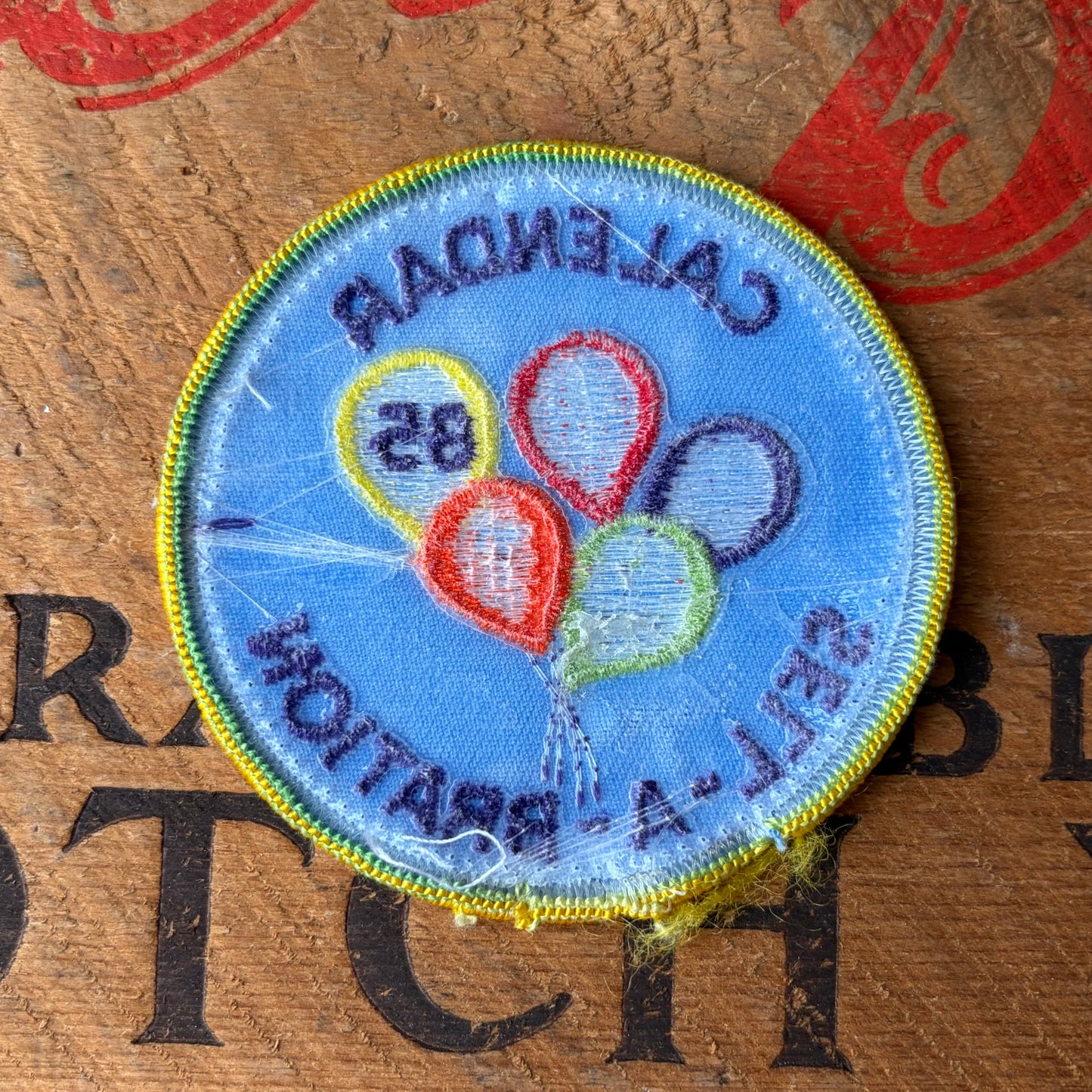 【USA vintage】Girl Scout Patch CALENDAR SELL-A-BRATION