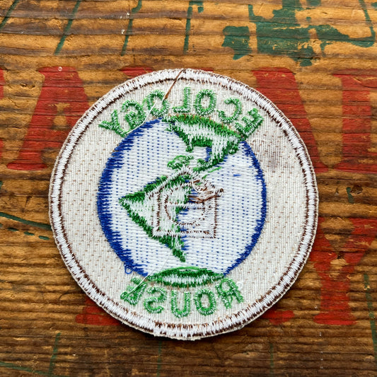 【USA vintage】ワッペン ECOLOGY HOUSE