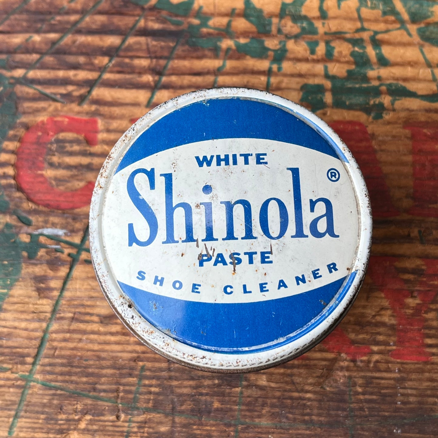 【USA vintage】Shinola shoe cleaner bottle