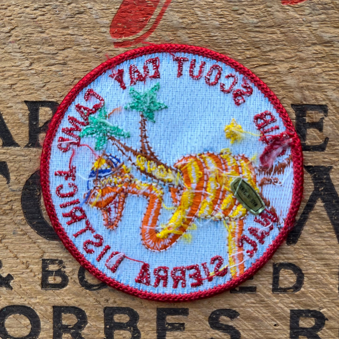 【USA vintage】Boy Scout Patch Snake