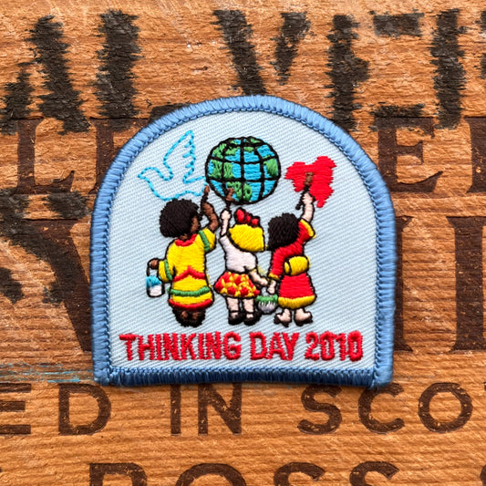 【USA vintage】Girl Scout Patch THINKING DAY