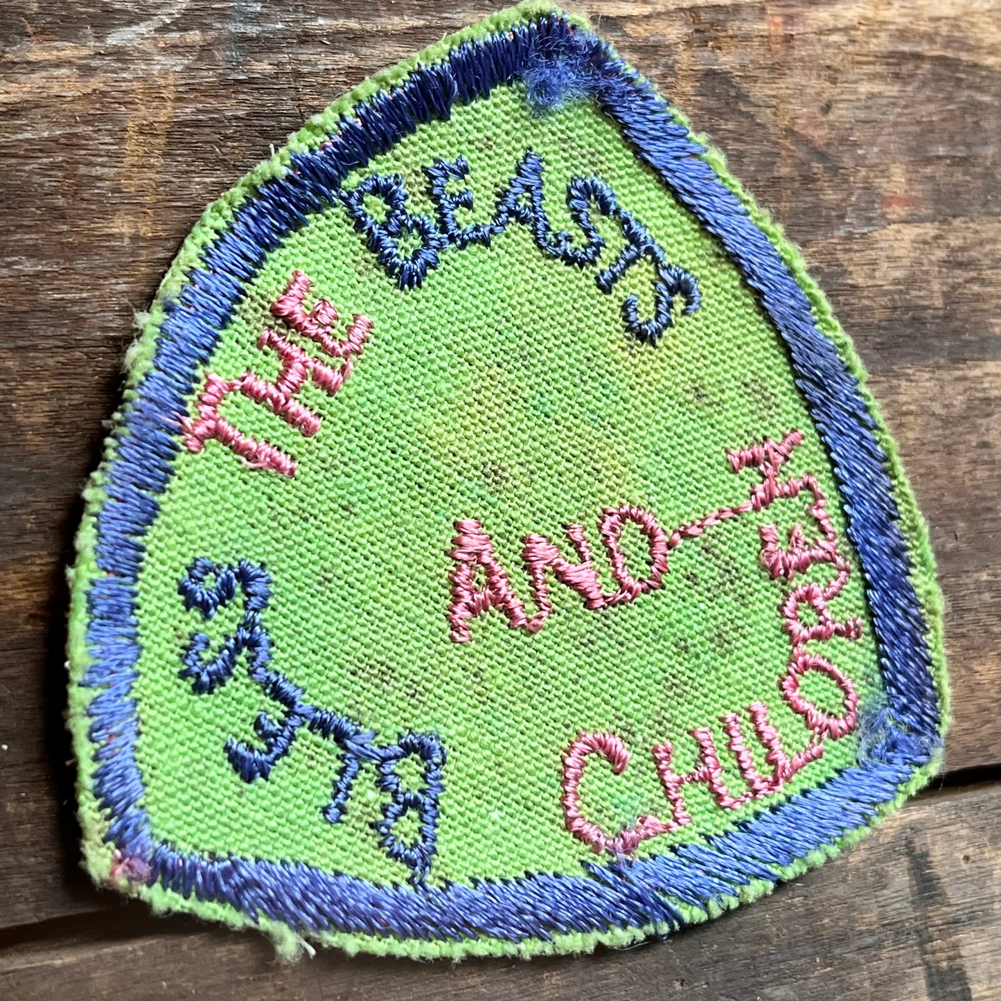 【USA vintage】ワッペン BLESS THE BEASTS AND CHILDREN