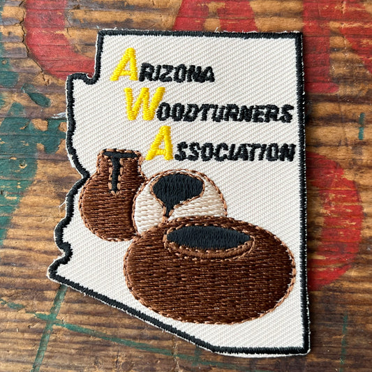 【USA vintage】ワッペン ARIZONA WOODTURNERS ASSOCIATION
