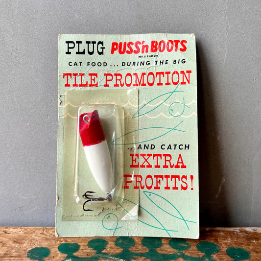 【USA vintage】 Quaker Oats Puss’nBoots Insulting Novelty Lure