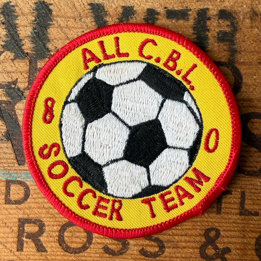 【USA vintage】ALL C.B.L. SOCCER TEAM Patch
