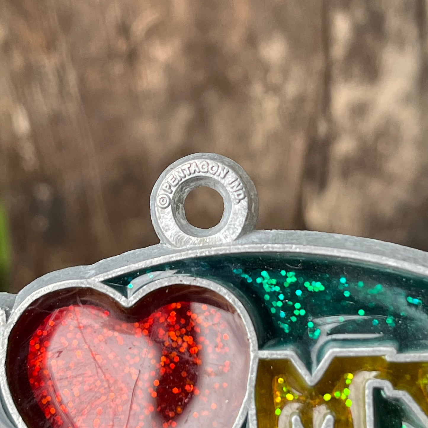 【USA vintage】stained glass ornament Rottweiler