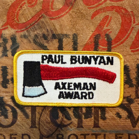 【USA vintage】Boy Scout Paul Bunyan Axeman Award Patch