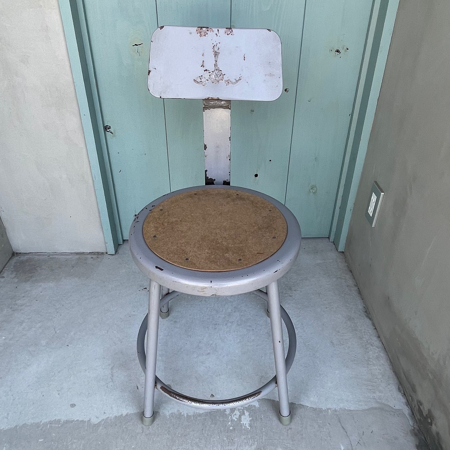 【USA vintage】Factory Chair バックレストチェア