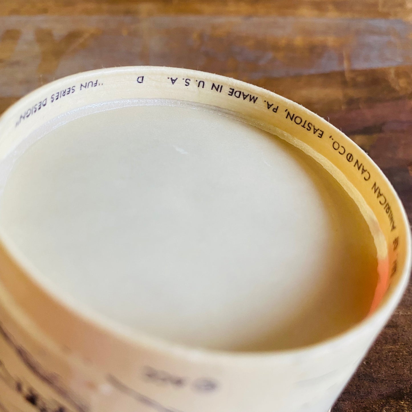 【USA vintage】ice cream cup アイスクリームカップ