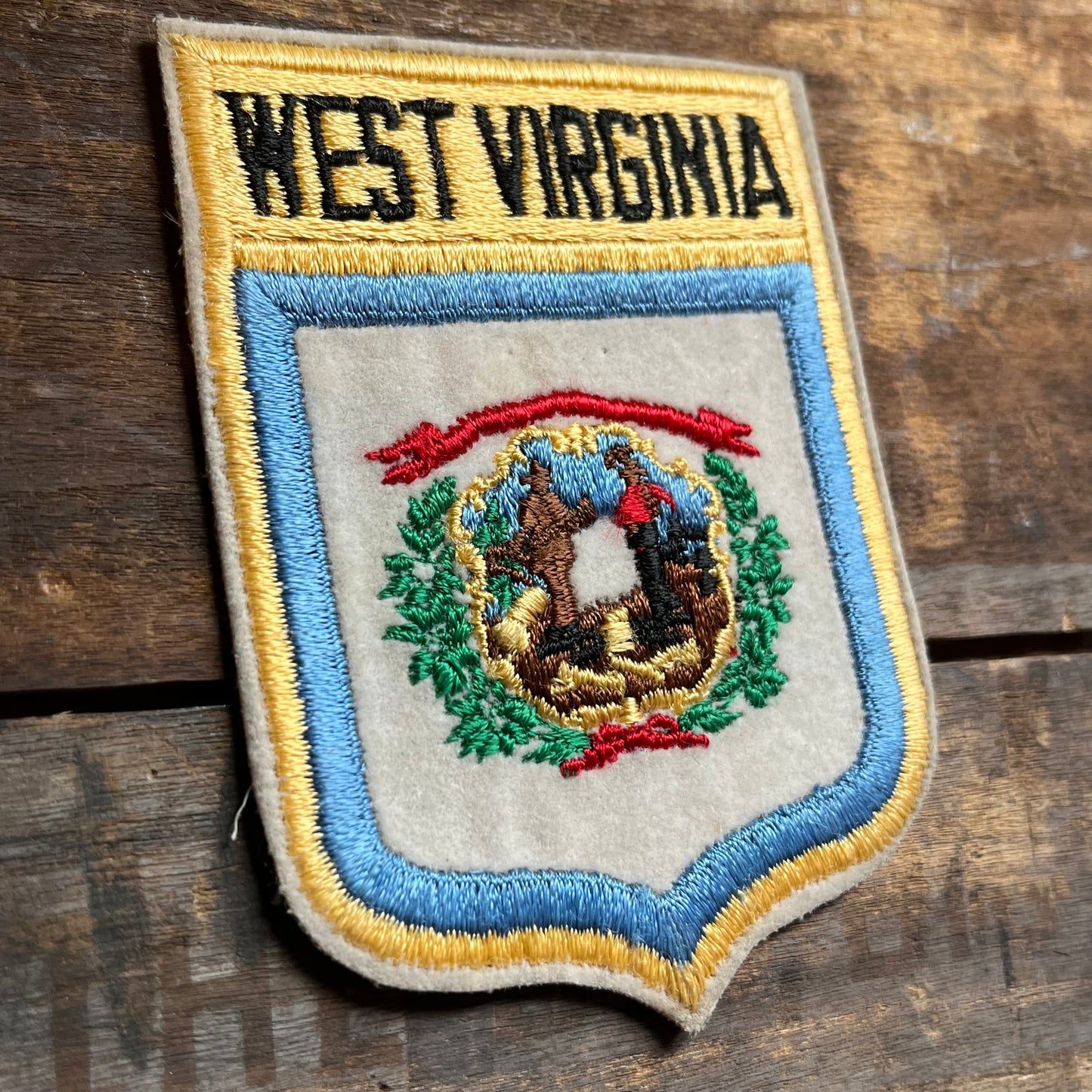 【USA vintage】 ワッペン ウエストバージニア州