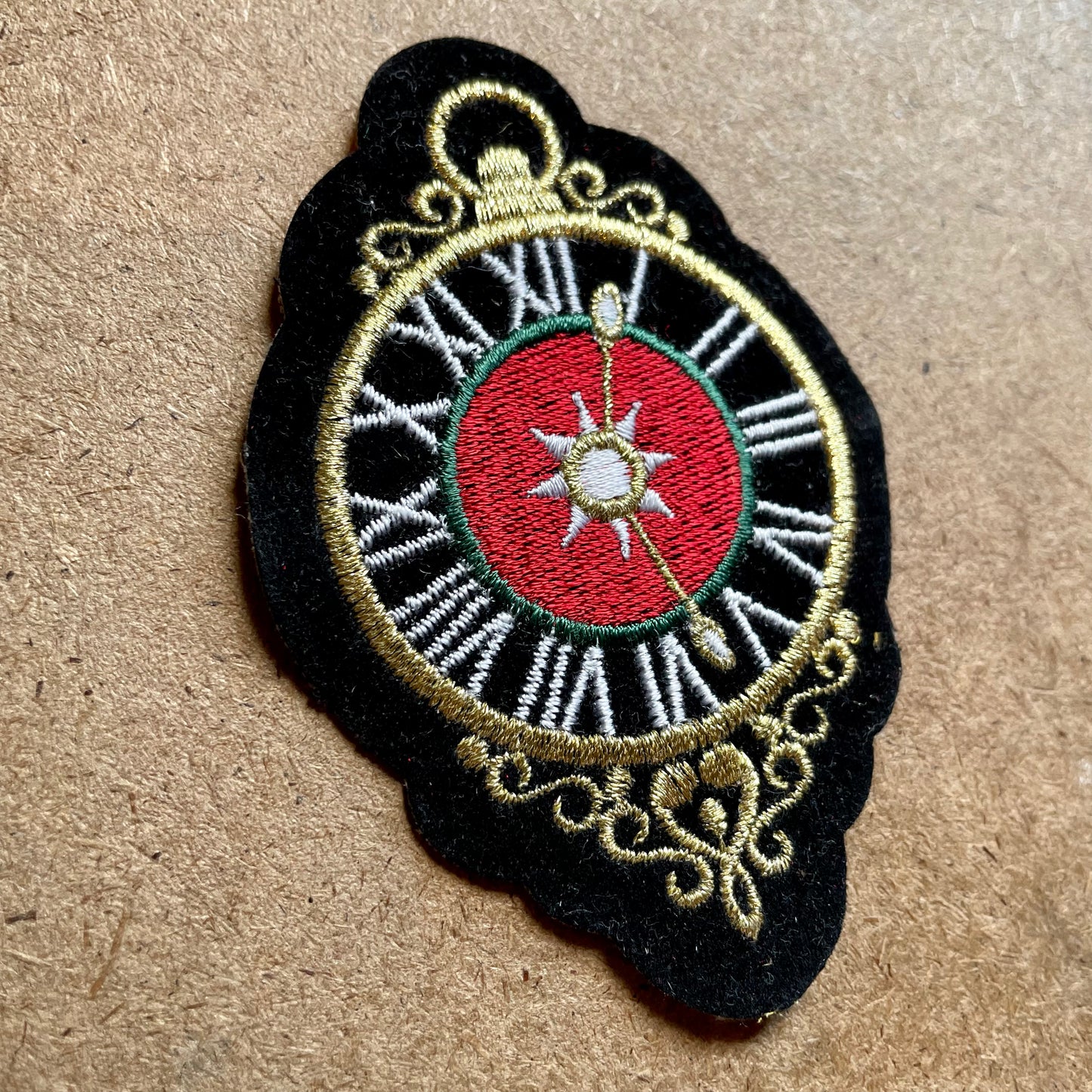 【USA vintage】ワッペン 懐中時計