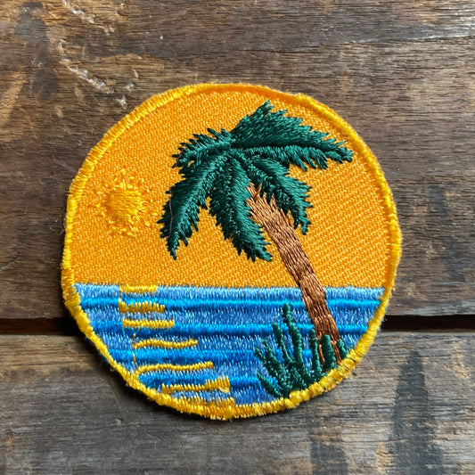 【USA vintage】ワッペン サンセットビーチ