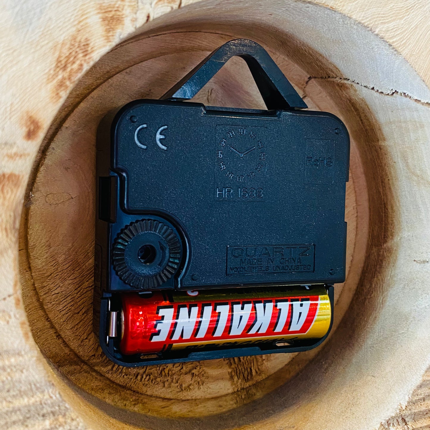 【USA vintage】wood wall clock 掛け時計