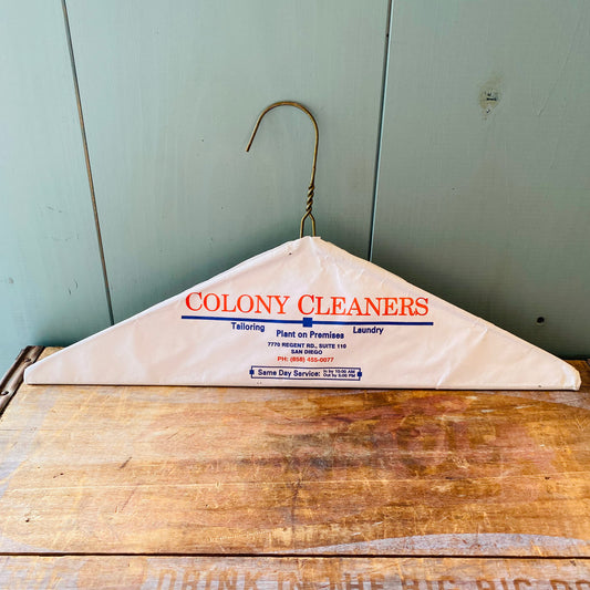 【USA vintage】hanger ハンガー COLONY CLEANERS