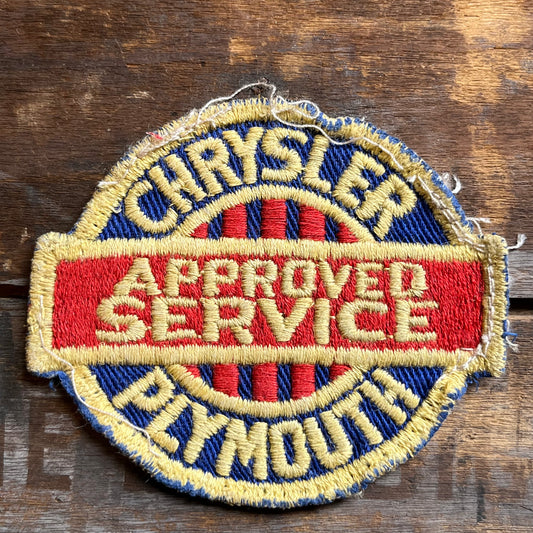 【USA vintage】ワッペン CHRYSLER PLYMOUTH クライスラー プリムス