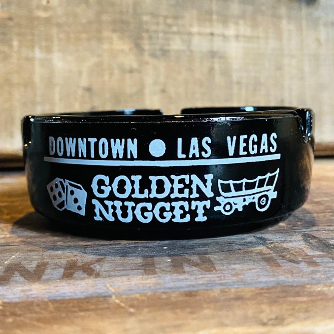 【1950s-1970s USA vintage】アドバタイジング 灰皿 GOLDEN NUGGET