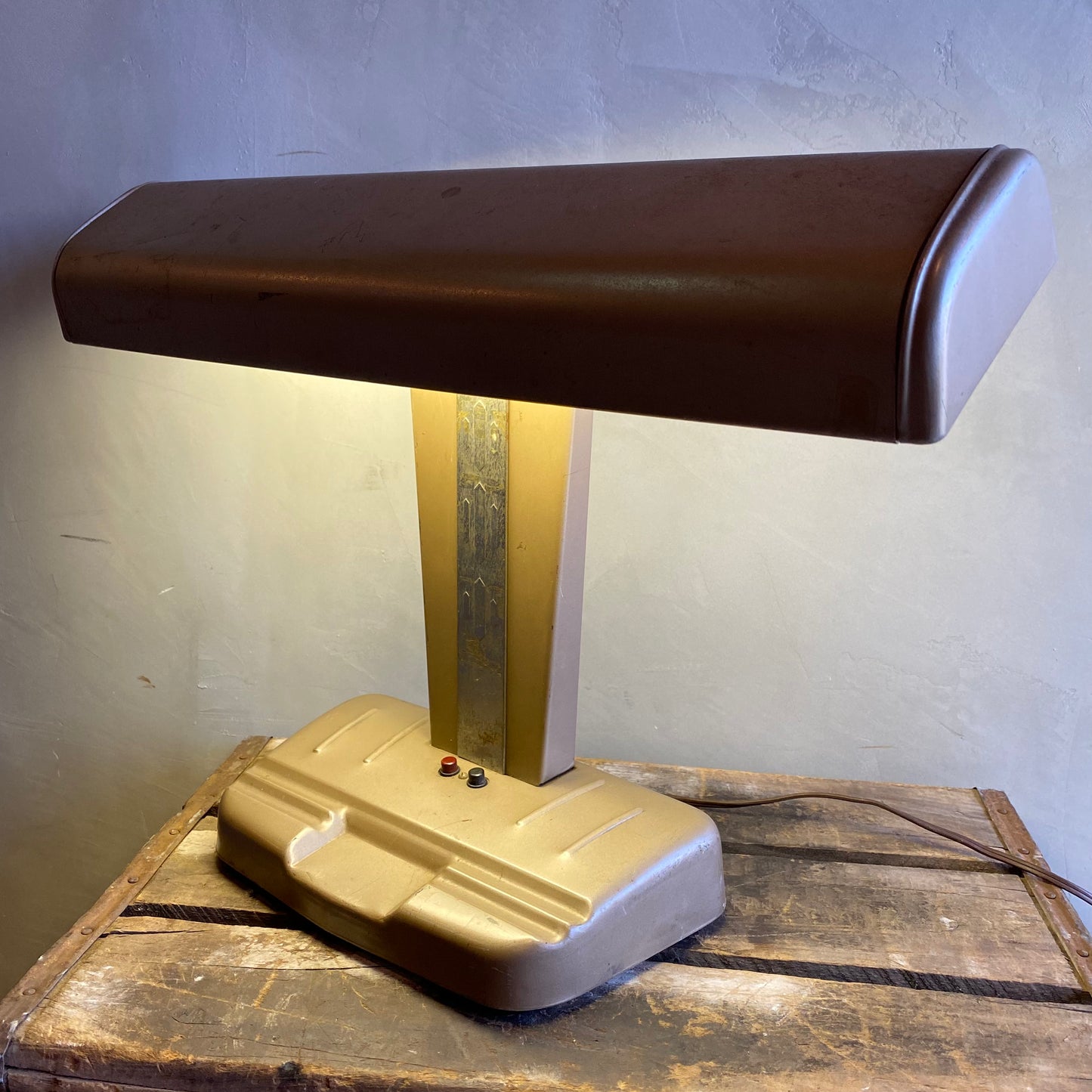 【1940s USA vintage】Acme Lite デスクランプ