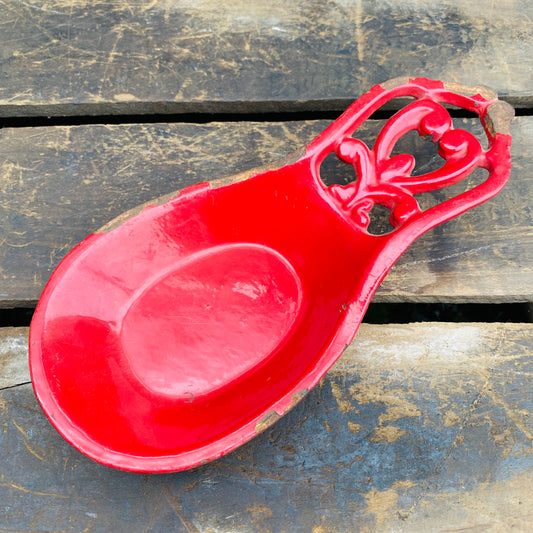 【USA vintage】アイアン製 キッチンスプーンレスト インテリア