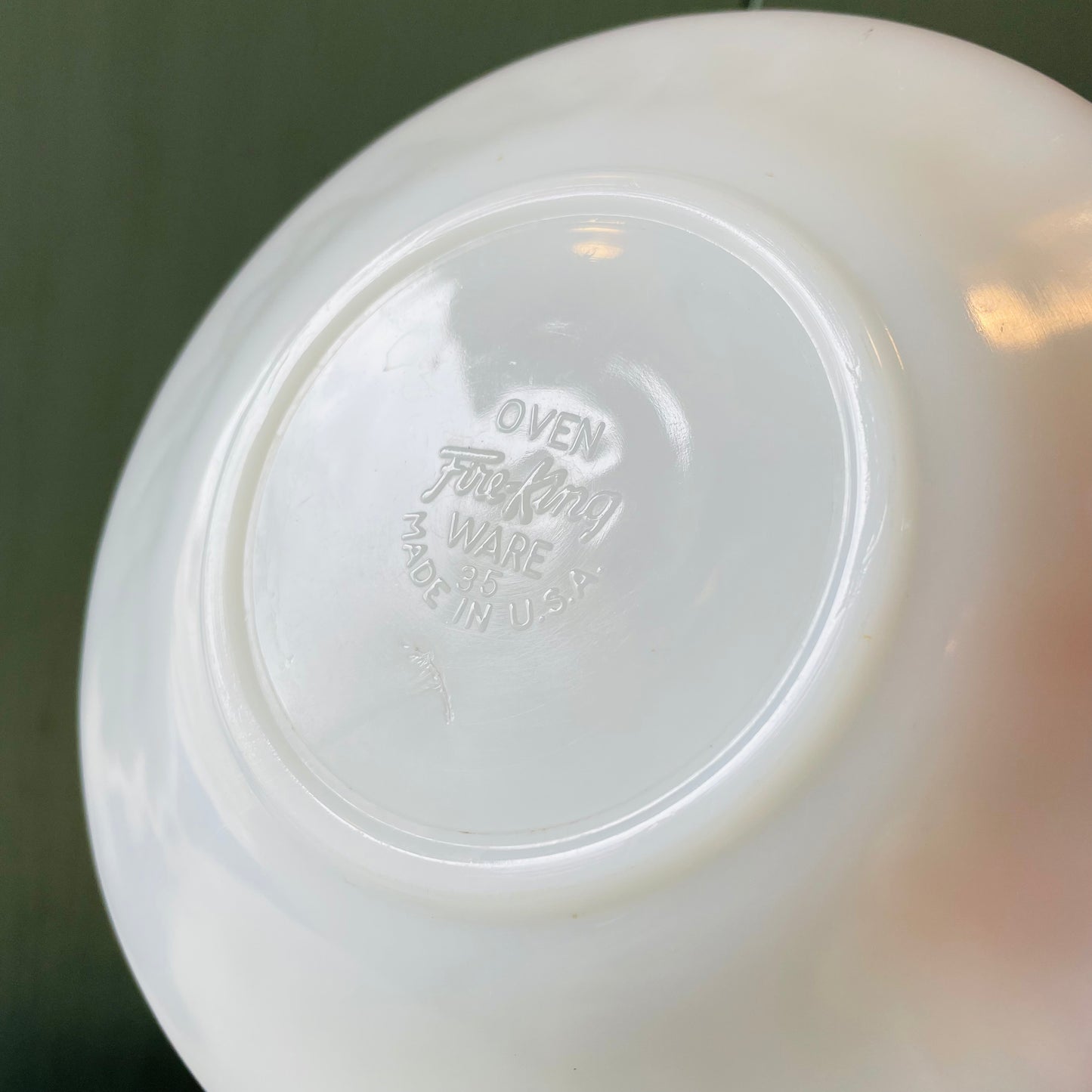 【USA vintage】FIREKING スワール ゴールドリム カップ&ソーサー②