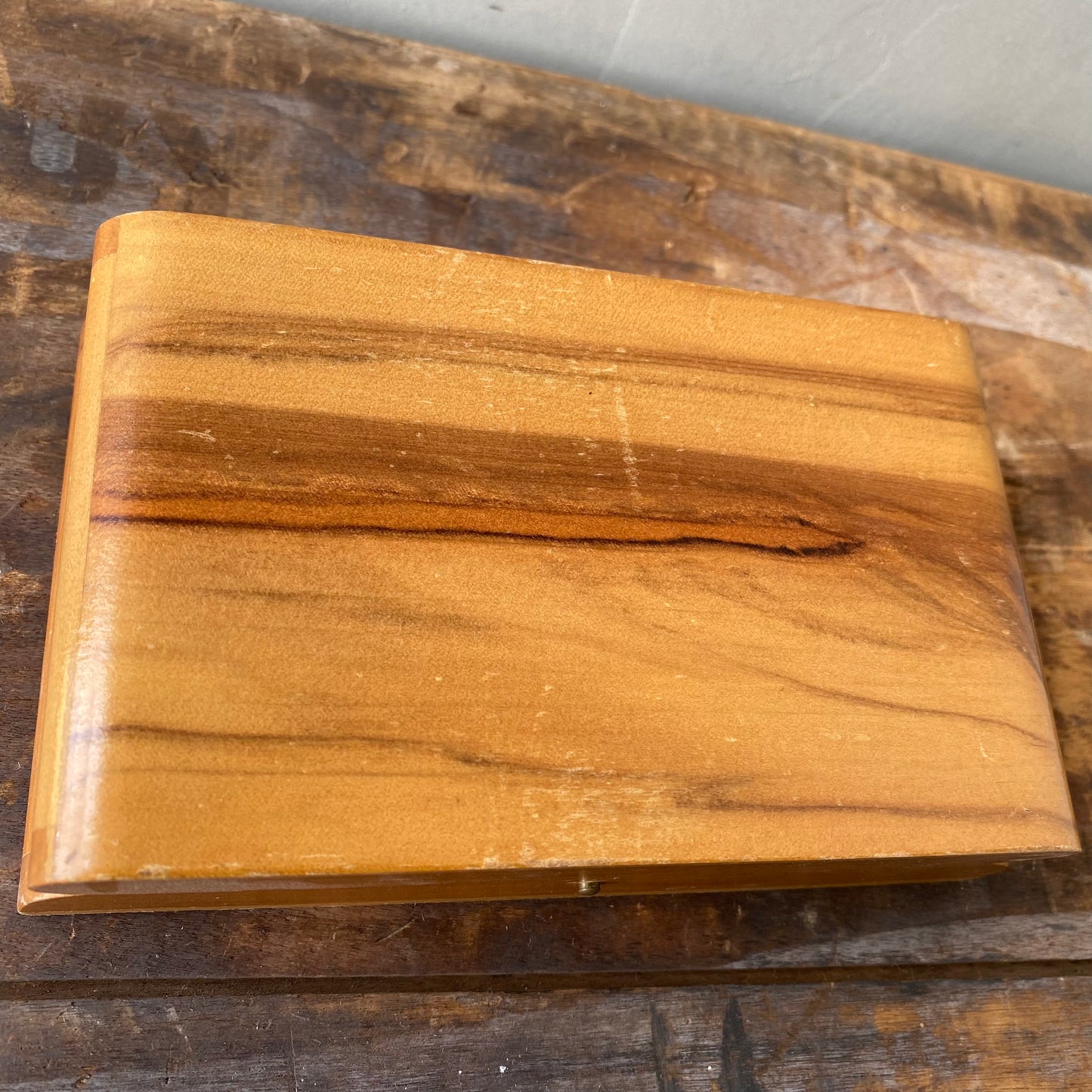 【vintage】ウッド ジュエリーボックス