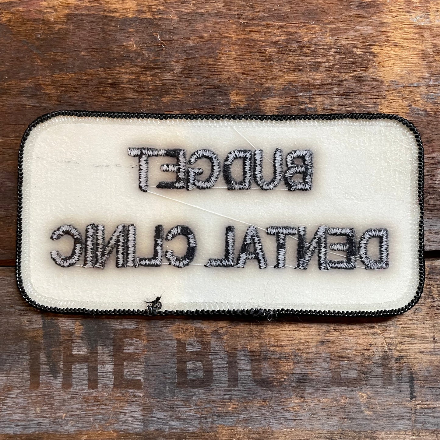 【USA vintage】ワッペン BUDGET DENTAL CLINIC