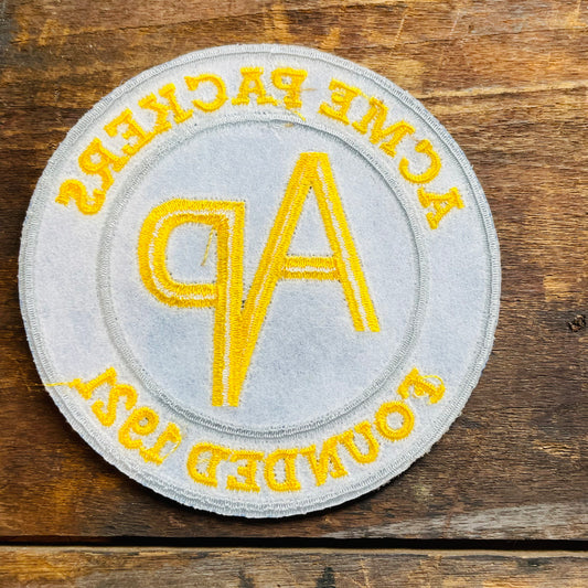 【USA vintage】ワッペン ACME PACKERS