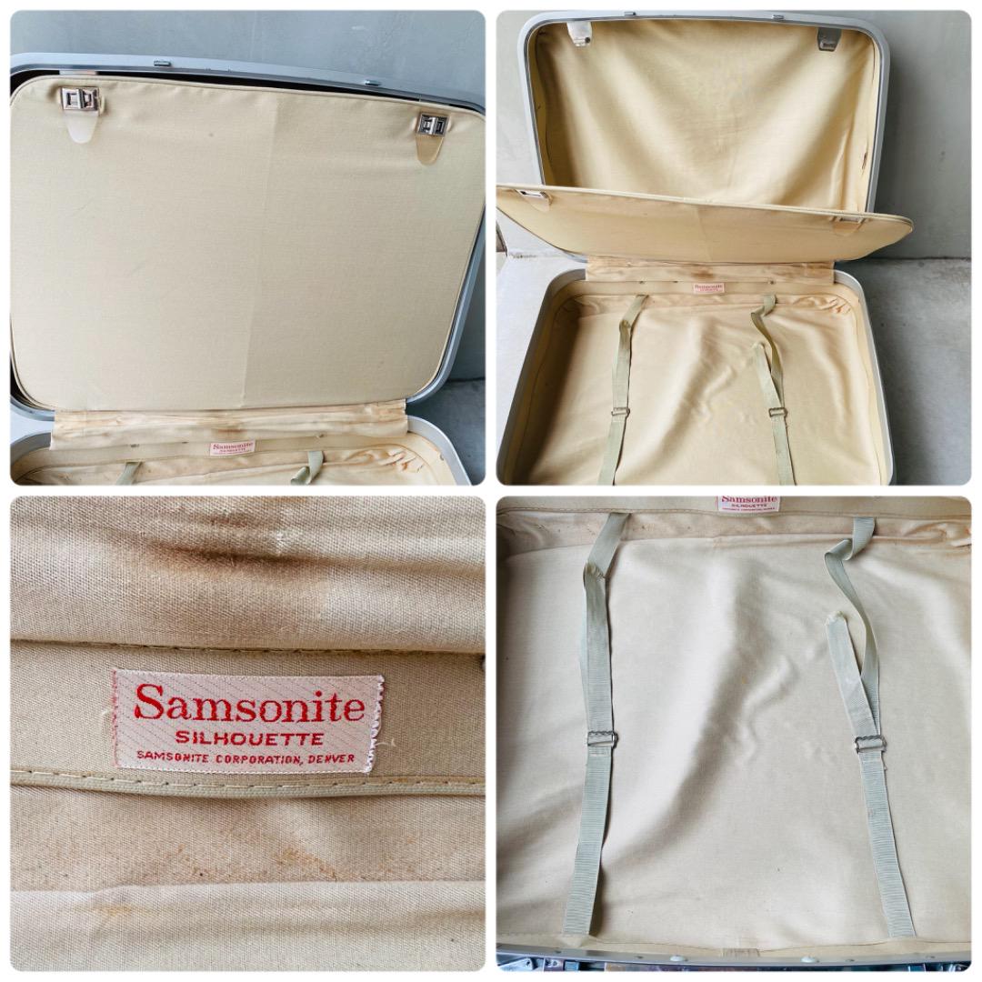 【USA vintage】Samsonite ビンテージスーツケース グリーン