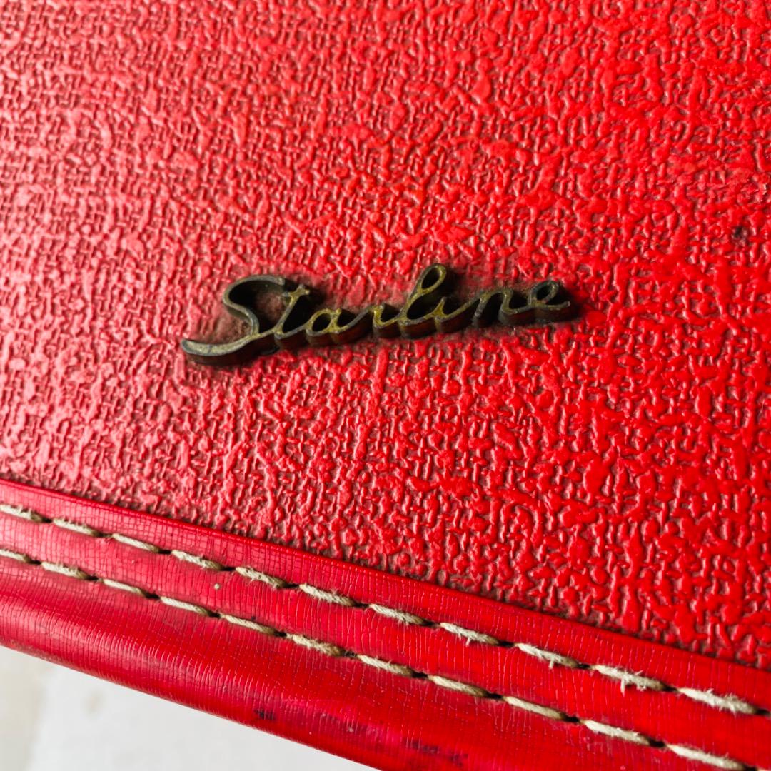 【USA vintage】Star line ビンテージ スーツケース レッド