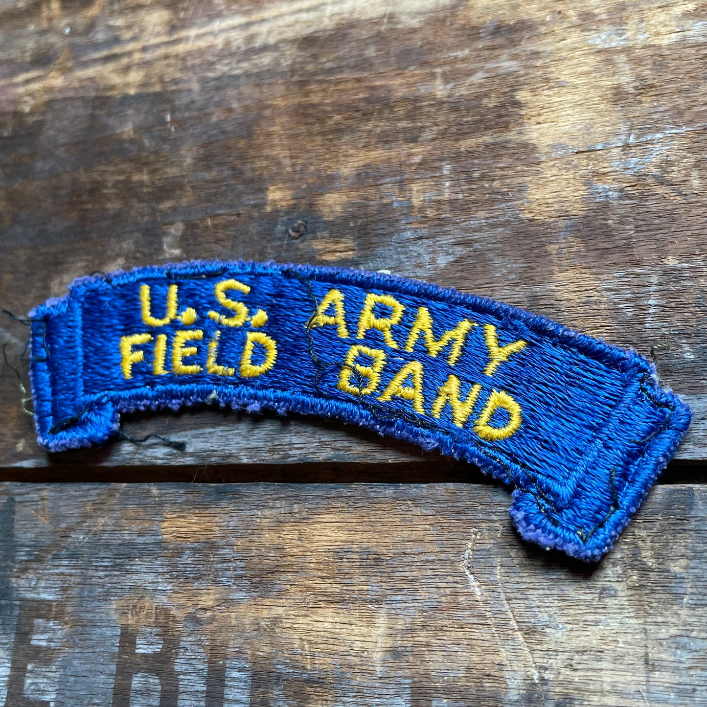【USA vintage】ワッペン U.S. ARMY FIELD BAND