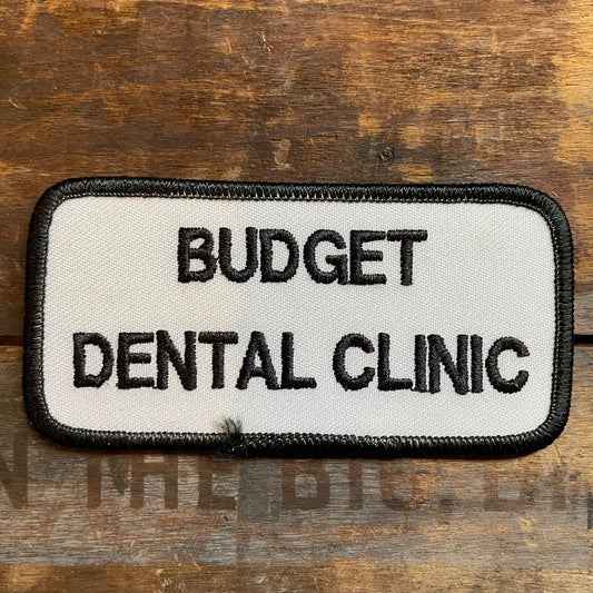 【USA vintage】ワッペン BUDGET DENTAL CLINIC