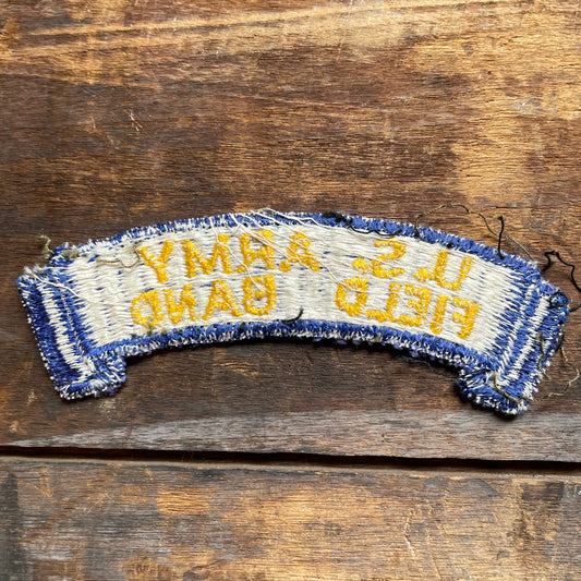 【USA vintage】ワッペン U.S. ARMY FIELD BAND