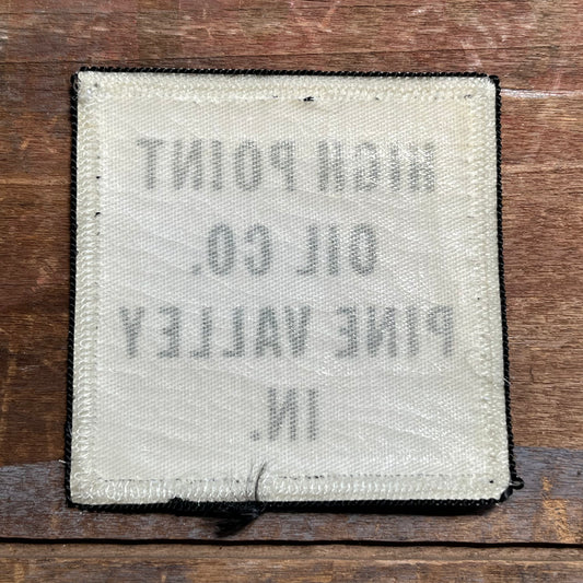 【USA vintage】ワッペン HIGH POINT OIL CO. PINE VALLEY IN.