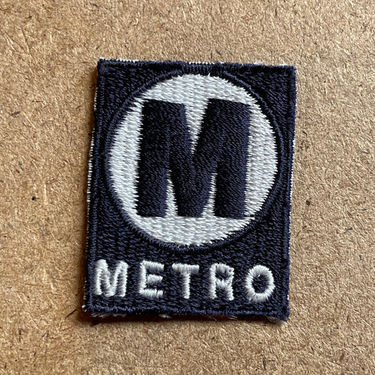 【USA vintage】ワッペン METRO