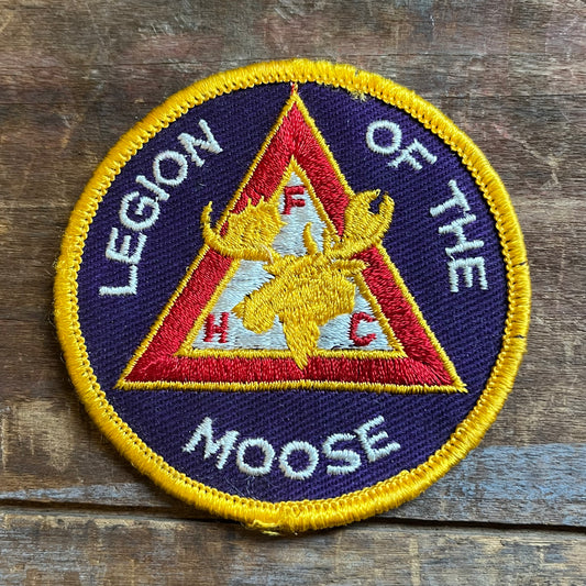 【USA vintage】ワッペン LEGION OF THE MOOSE