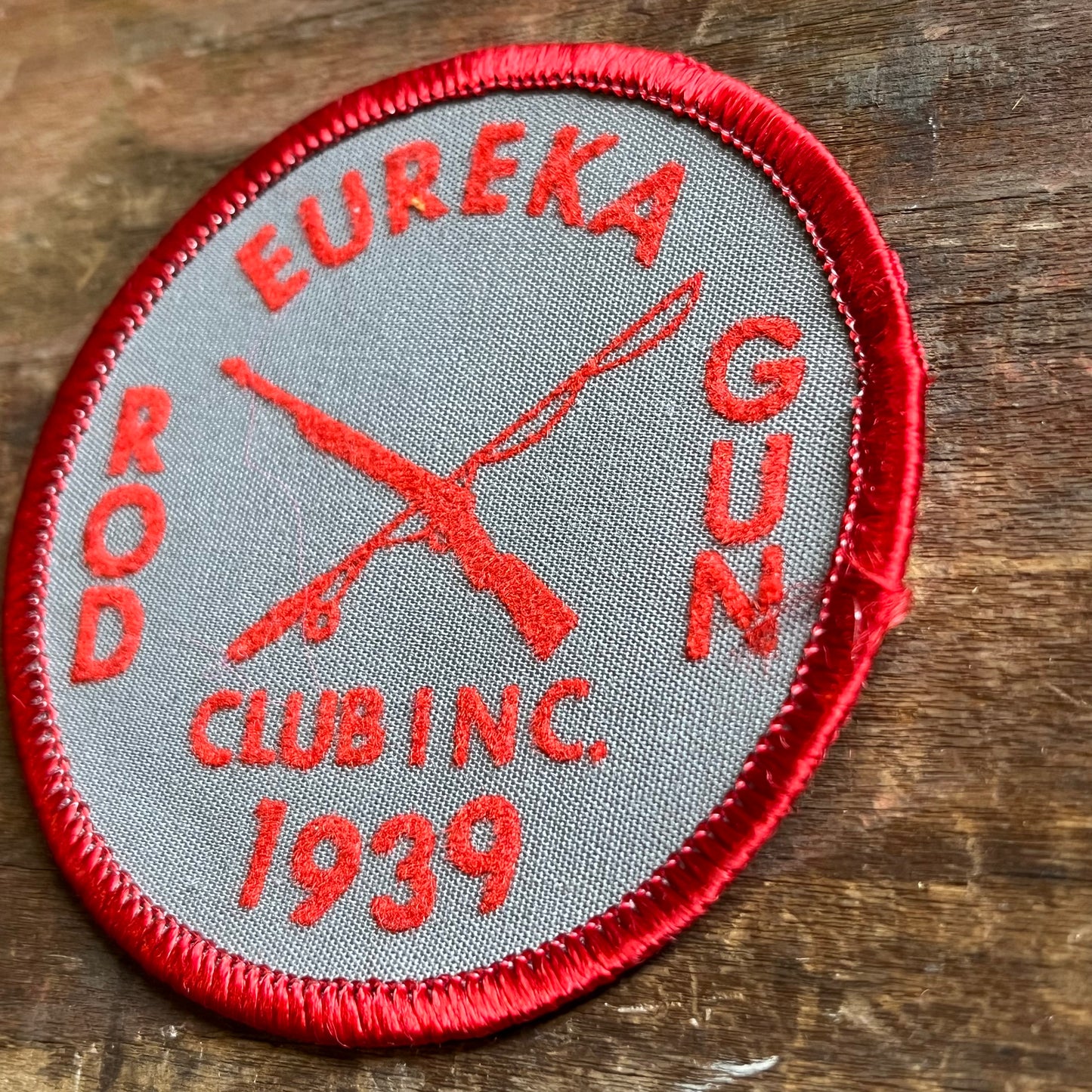 【USA vintage】ワッペン EUREKA GUN エウレカ ユーレカ