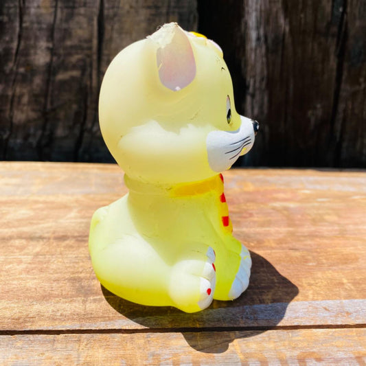 【JPN vintage】ソフビ 猫 おもちゃ