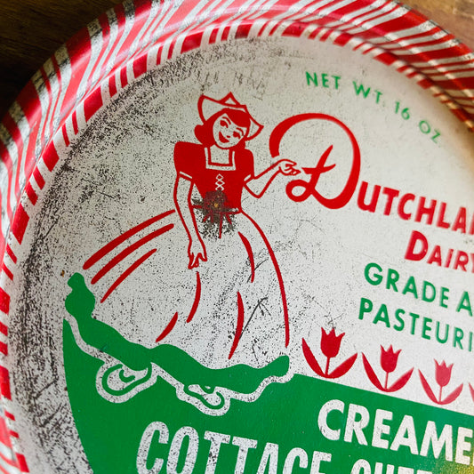 【USA vintage】 COTTAGE CHEESE チーズ 蓋