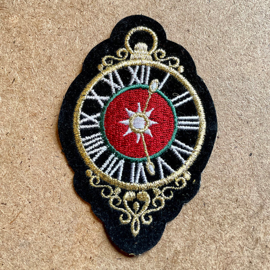 【USA vintage】ワッペン 懐中時計