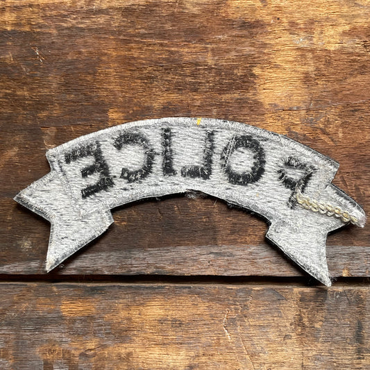 【USA vintage】ワッペン POLICE