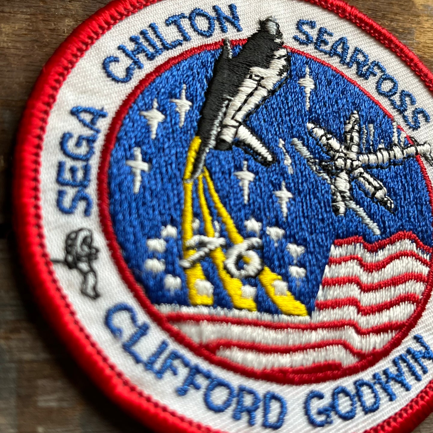 【USA vintage】ワッペン アトランティス STS-76