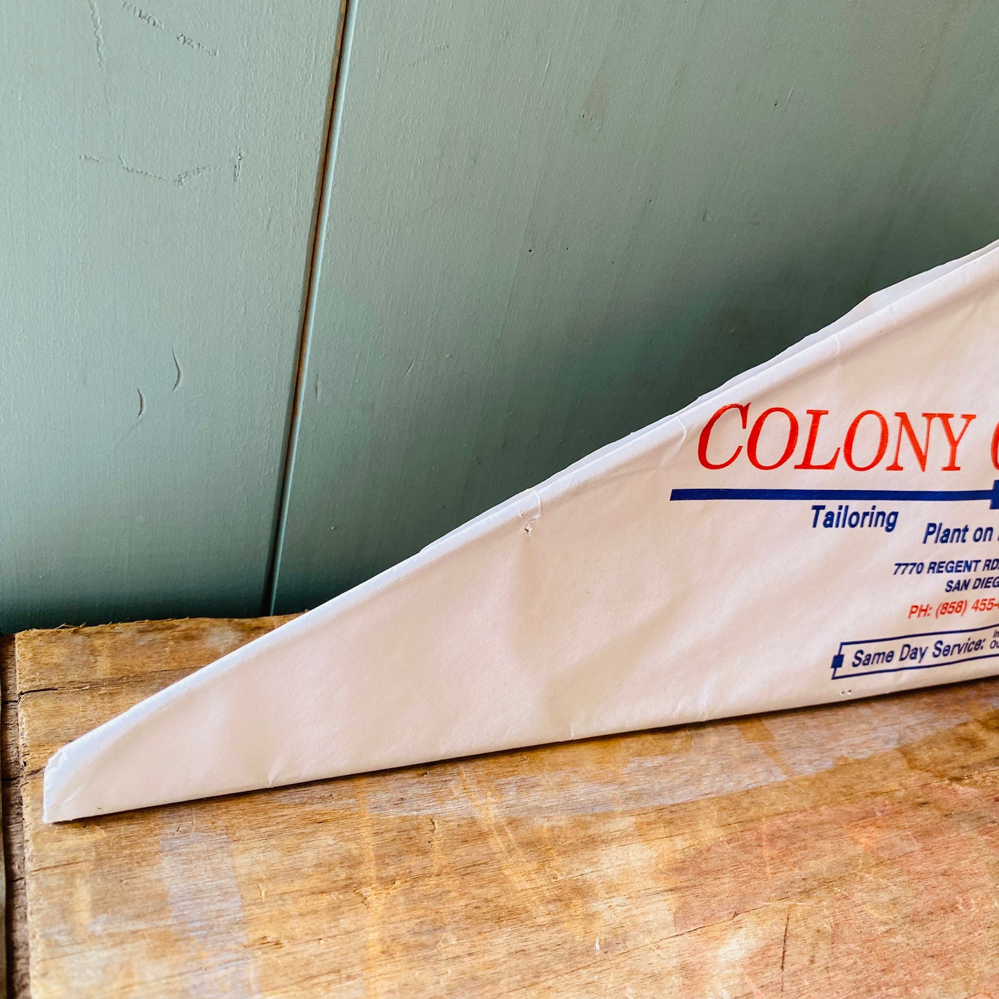 【USA vintage】hanger ハンガー COLONY CLEANERS
