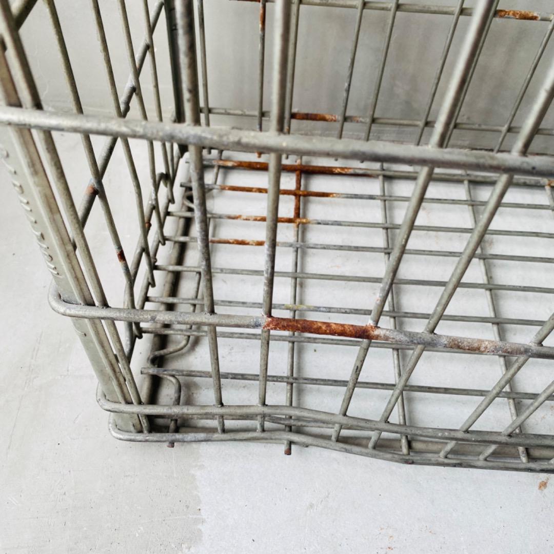 【USA vintage】iron wire basket 鉄 カゴ ③